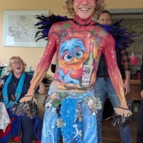 Wein_Spatz-Bodypaint